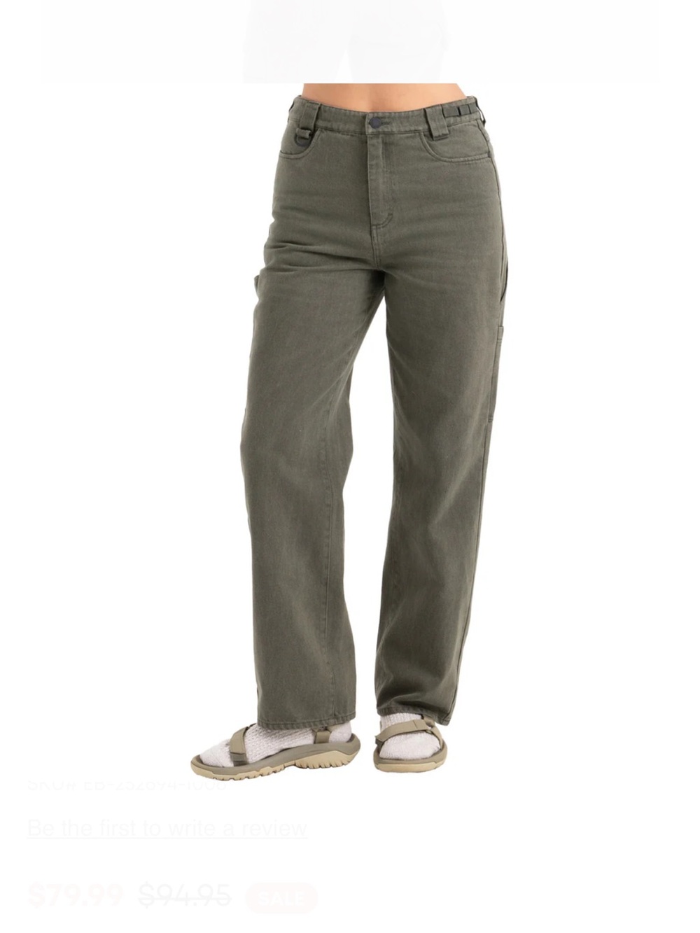 Roark HWY 1 Jean in Moss Green Size 26